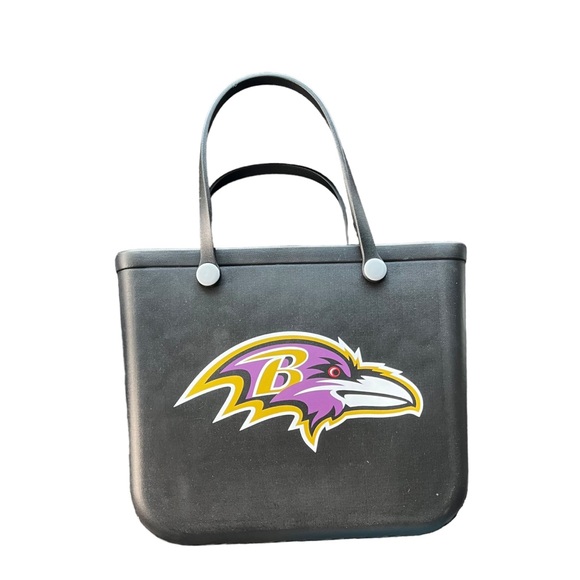 NWT Logo Brands Officially Licensed NFL Venture Tote- Baltimore Ravens - Picture 1 of 9